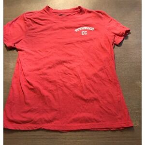 Crazy Dog T-Shirts Mens Bushwood CC Caddyshack Graphic Tee Red XL Short Sleeve